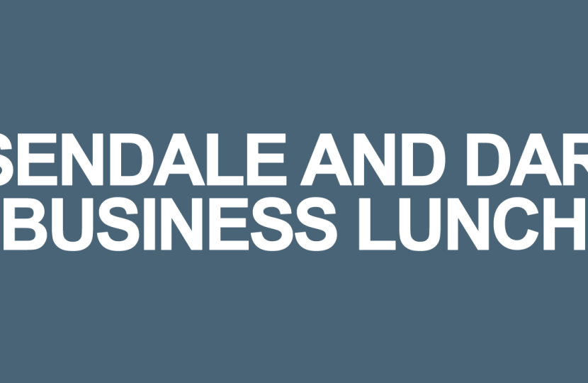 Rossendale and Darwen Business Lunch